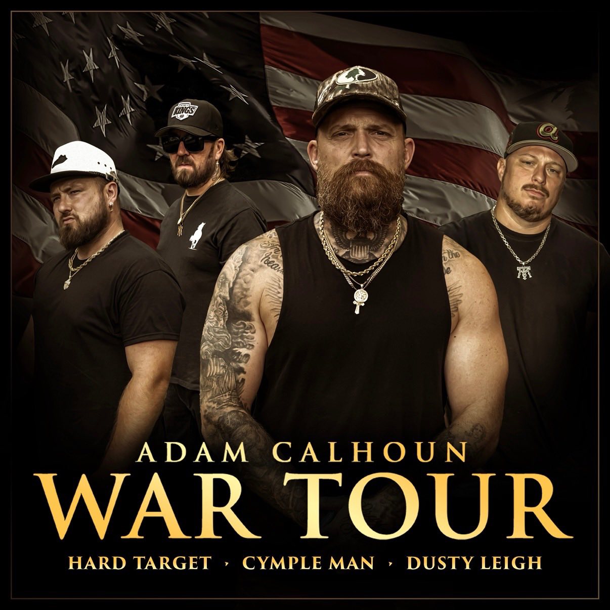 Adam Calhoun War Tour Poster 2025